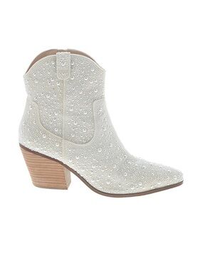 Betsey Johnson Pearl Cowboy Boots